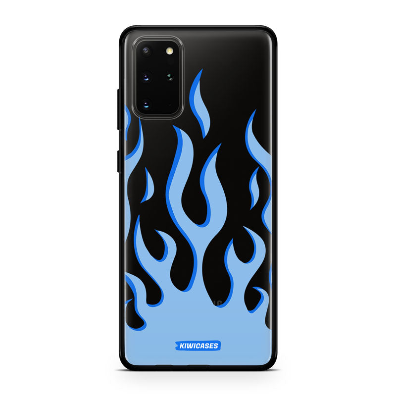 Blue Fire Flames - Galaxy S20 Plus