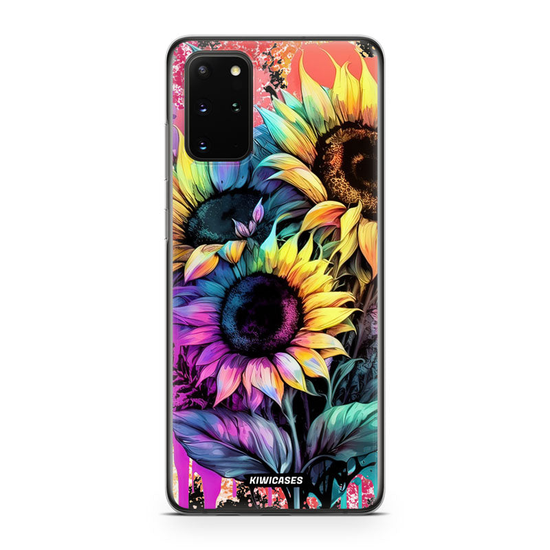 Neon Sunflowers - Galaxy S20 Plus