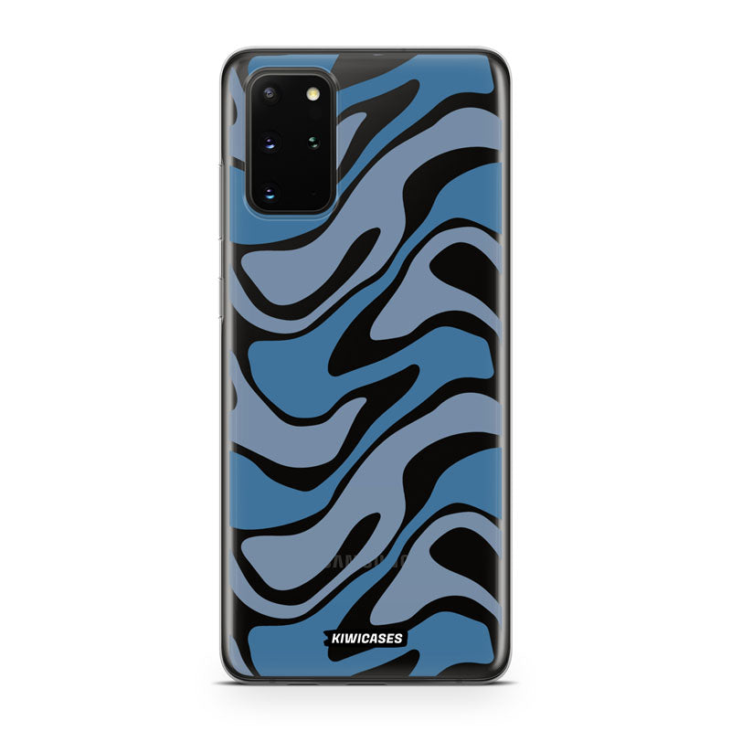 Liquid Blue Waves - Galaxy S20 Plus