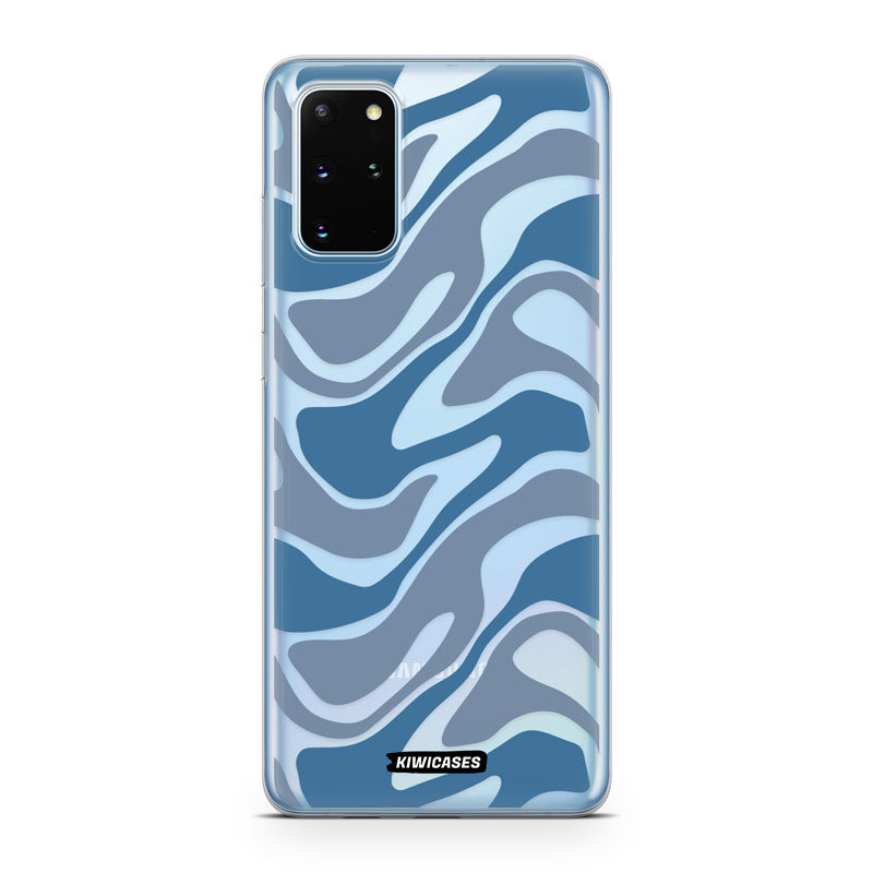 Liquid Blue Waves - Galaxy S20 Plus