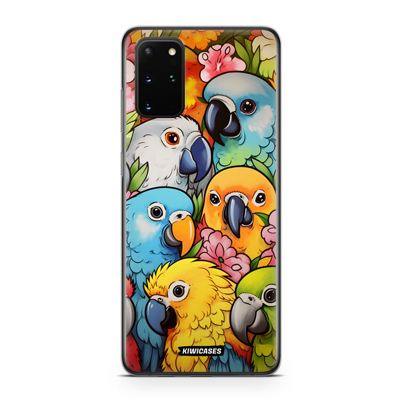 Cute Parrots - Galaxy S20 Plus