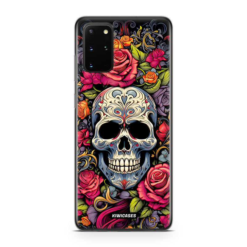 Floral Skull - Galaxy S20 Plus