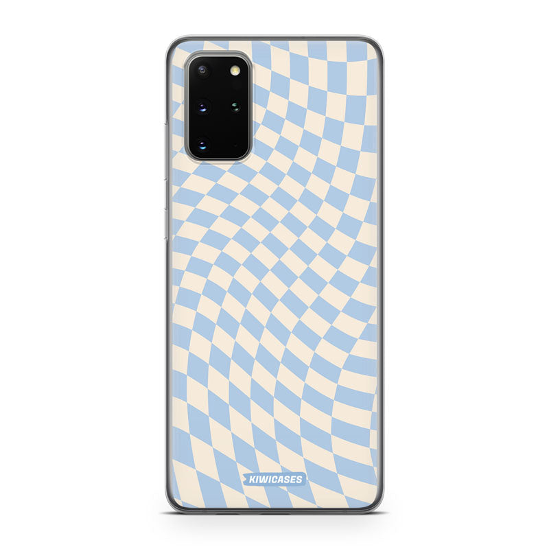 Blue Checkers - Galaxy S20 Plus