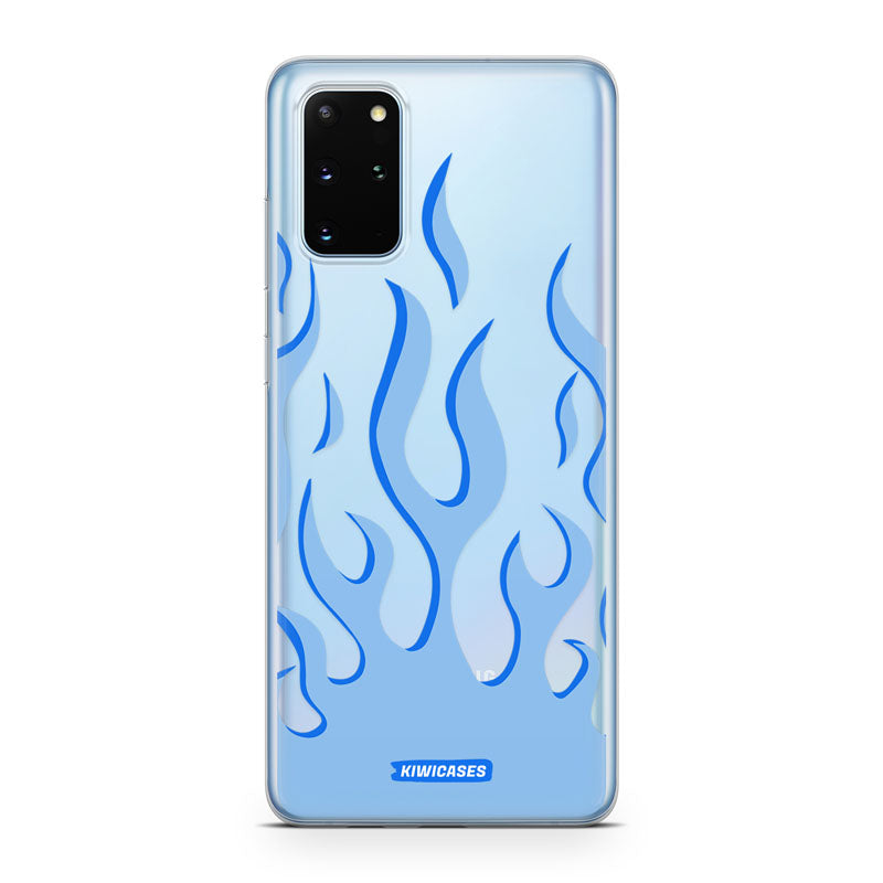 Blue Fire Flames - Galaxy S20 Plus