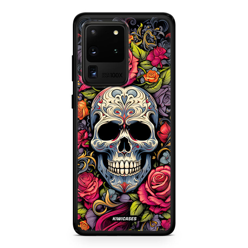 Floral Skull - Galaxy S20 Ultra