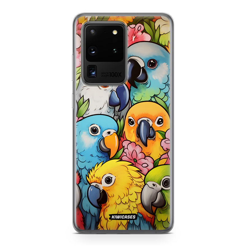 Cute Parrots - Galaxy S20 Ultra