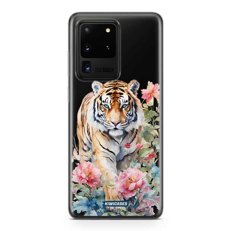 Floral Tiger - Galaxy S20 Ultra
