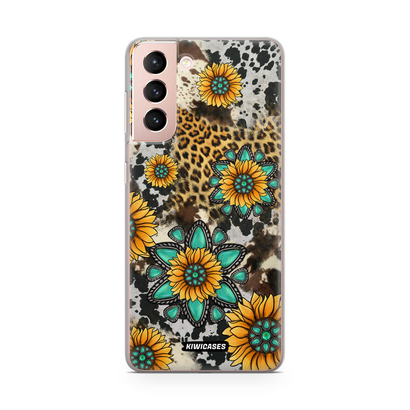 Gemstones and Sunflowers - Galaxy S21