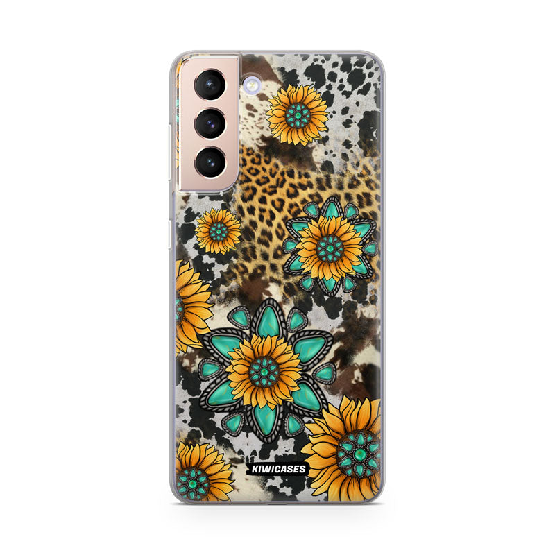 Gemstones and Sunflowers - Galaxy S21