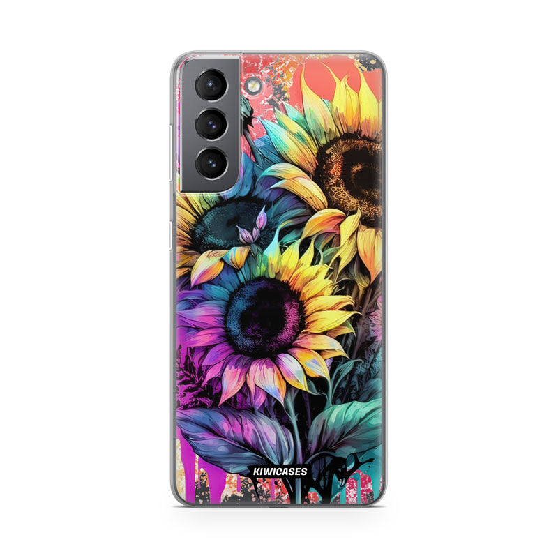 Neon Sunflowers - Galaxy S21