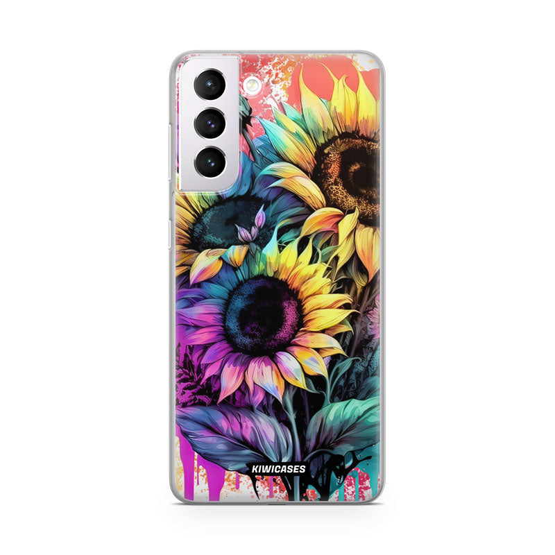 Neon Sunflowers - Galaxy S21