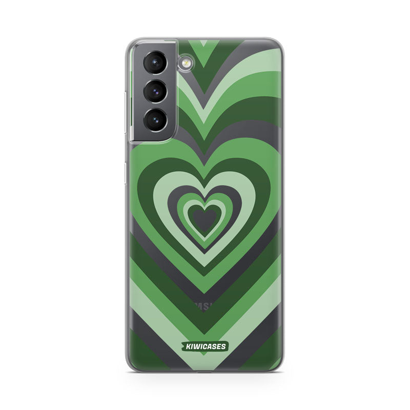 Green Hearts - Galaxy S21