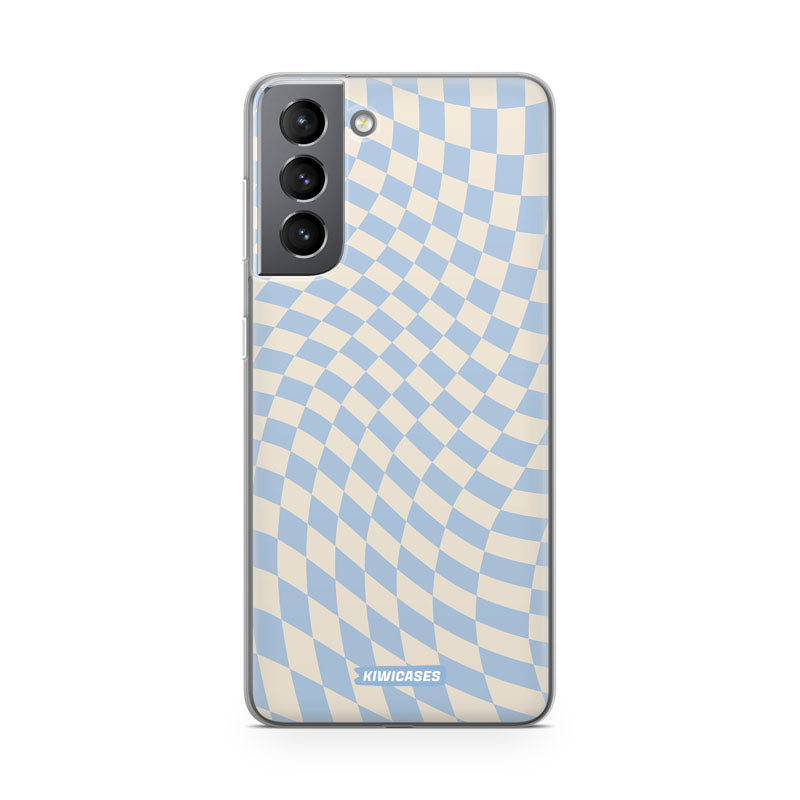 Blue Checkers - Galaxy S21
