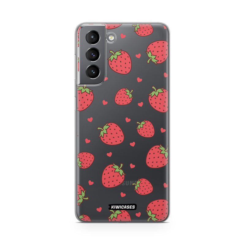 Strawberry Hearts - Galaxy S21