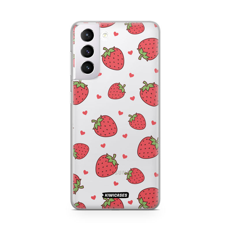 Strawberry Hearts - Galaxy S21