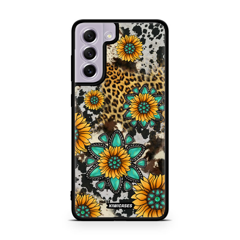 Gemstones and Sunflowers - Galaxy S21 FE
