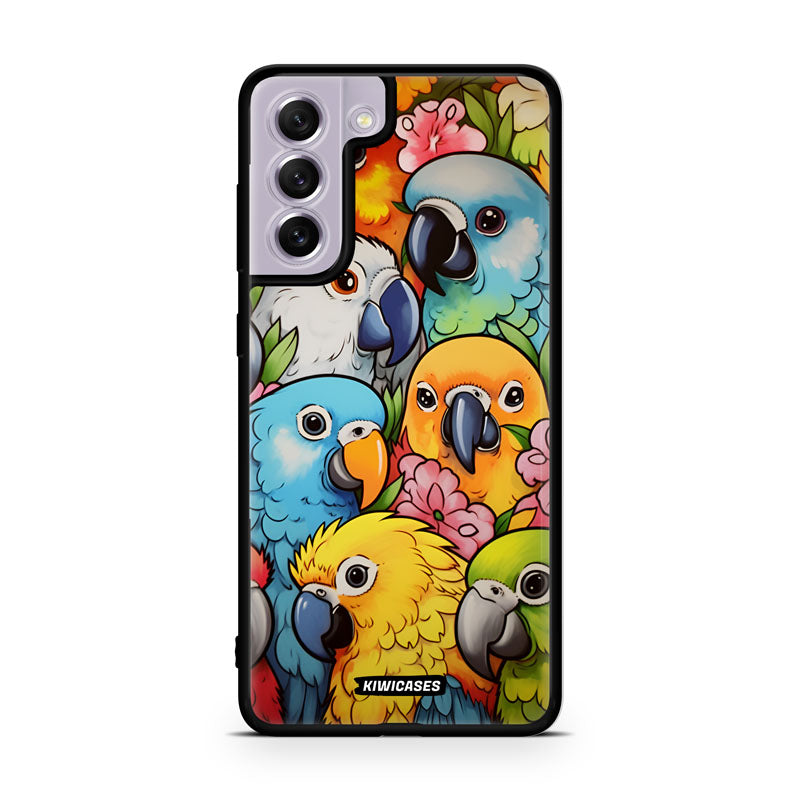 Cute Parrots - Galaxy S21 FE
