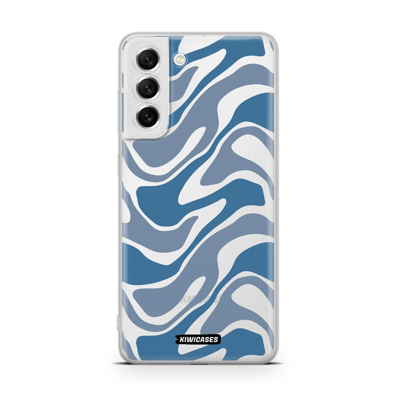 Liquid Blue Waves - Galaxy S21 FE