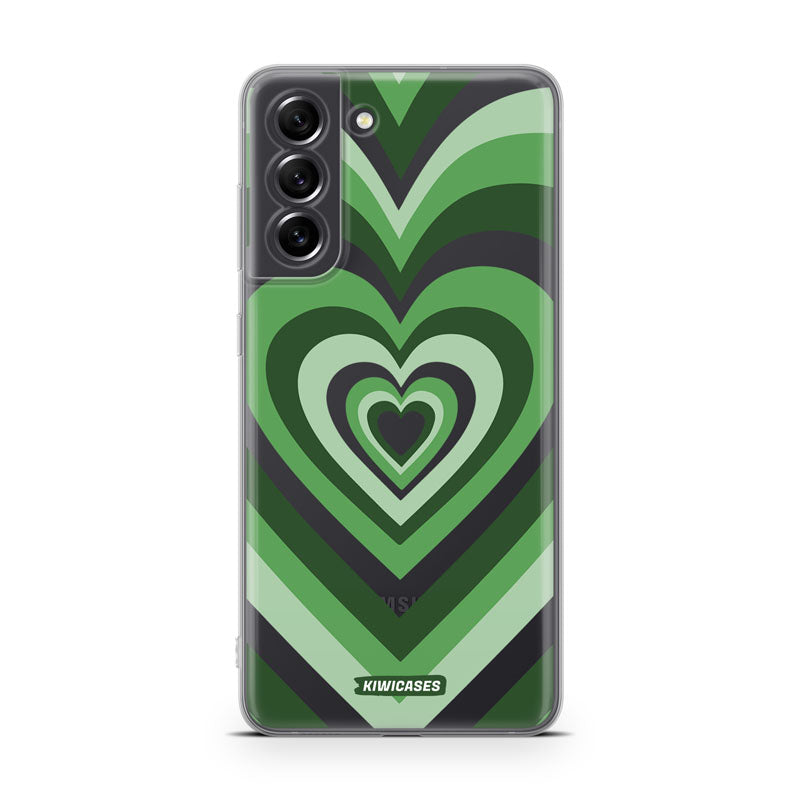 Green Hearts - Galaxy S21 FE