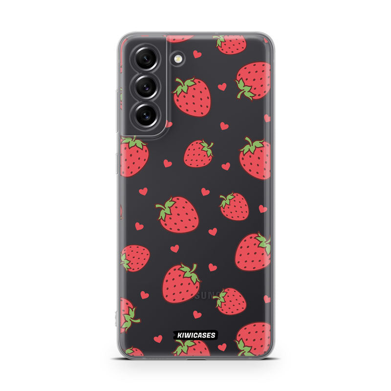 Strawberry Hearts - Galaxy S21 FE