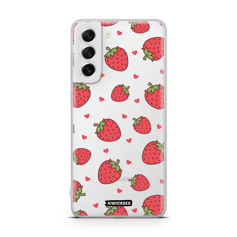 Strawberry Hearts - Galaxy S21 FE