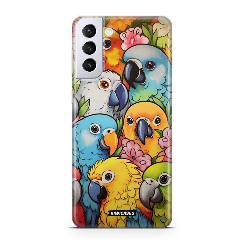 Cute Parrots - Galaxy S21 Plus