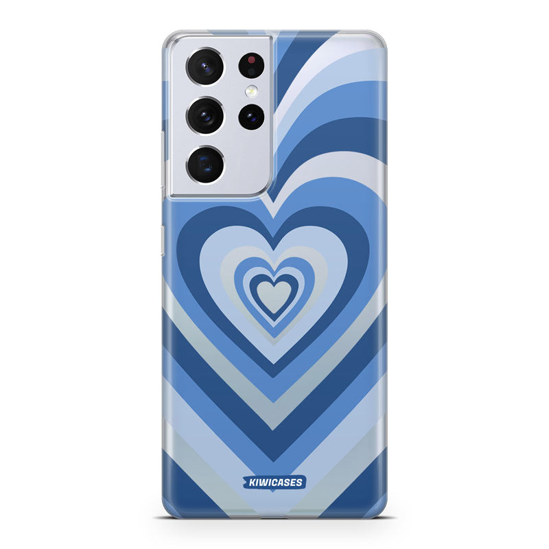 Blue Hearts - Galaxy S21 Ultra