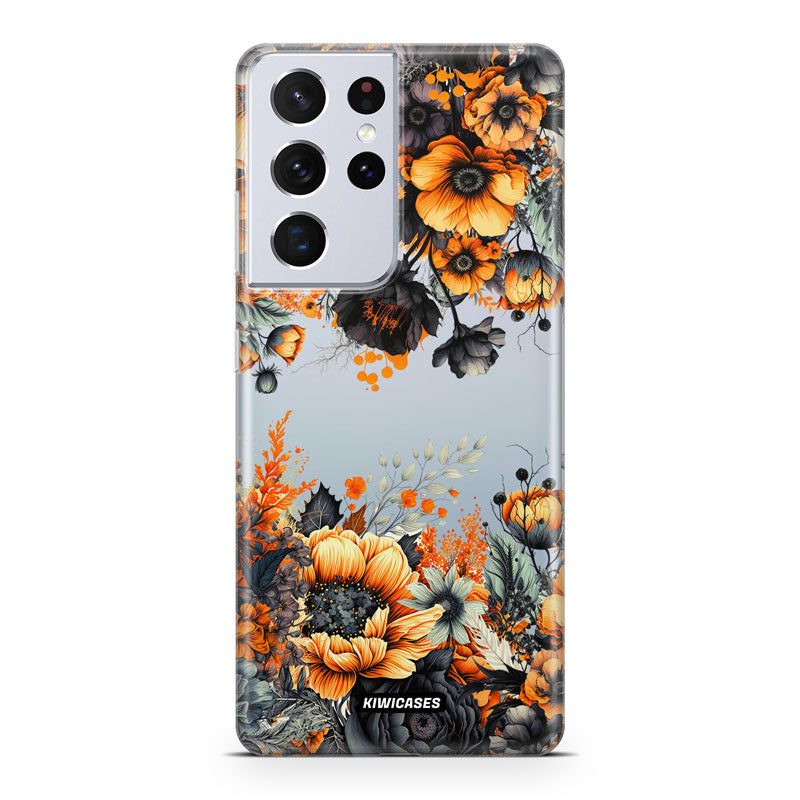 Halloween Florals - Galaxy S21 Ultra