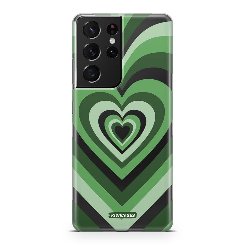 Green Hearts - Galaxy S21 Ultra