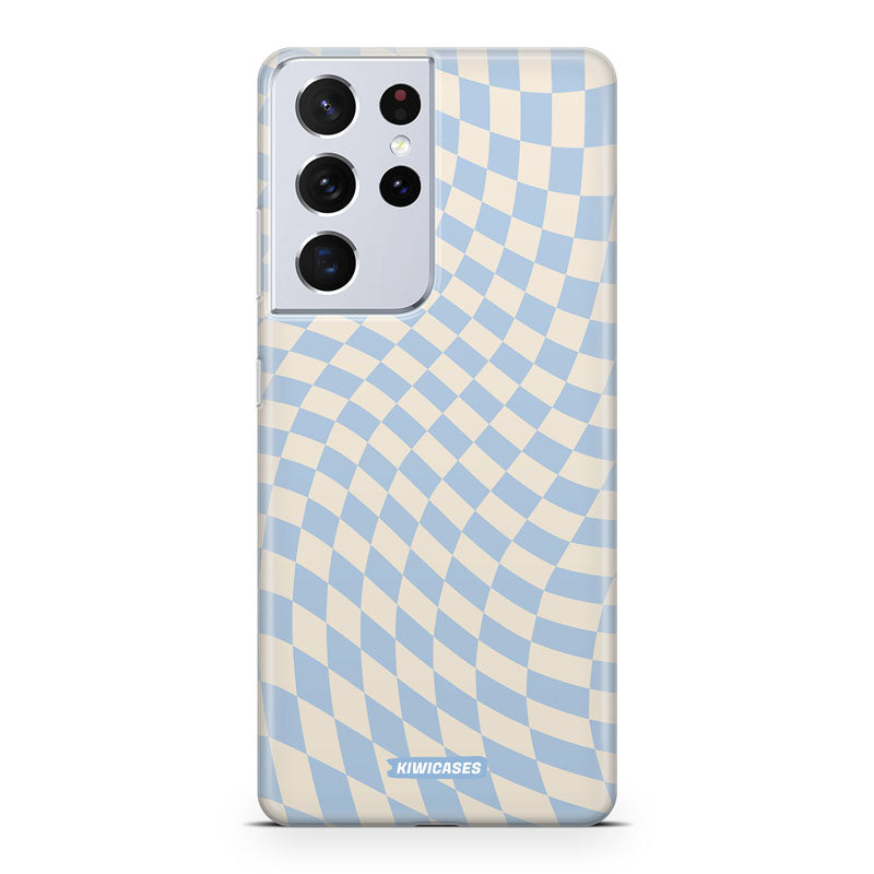 Blue Checkers - Galaxy S21 Ultra