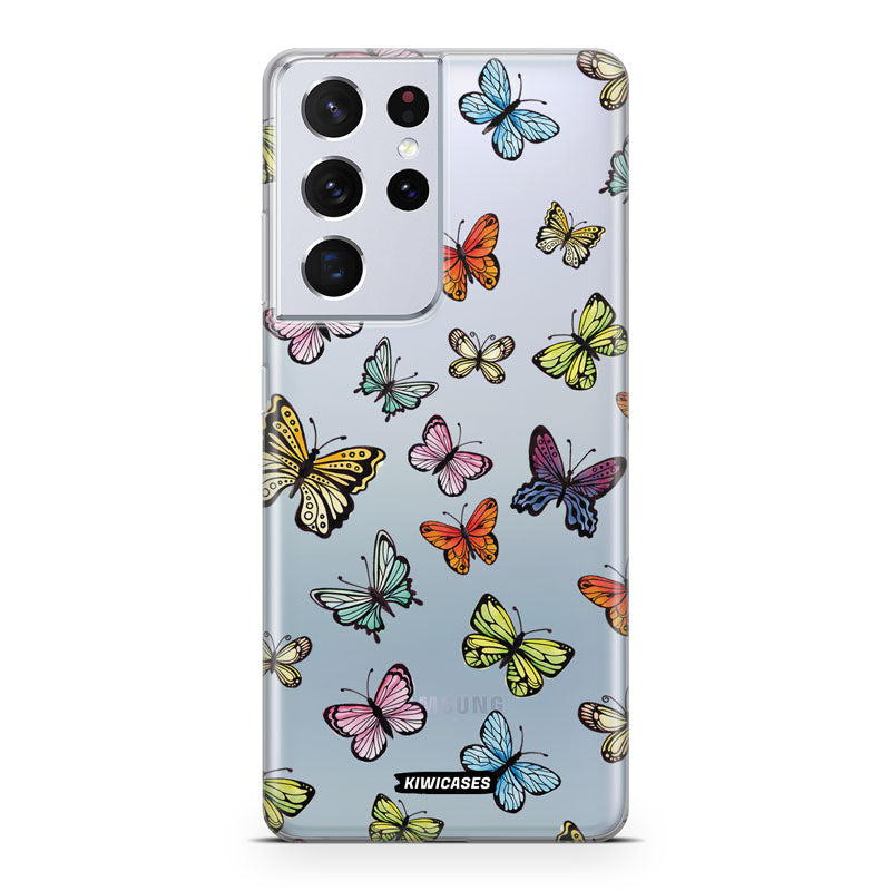 Colourful Butterflies - Galaxy S21 Ultra
