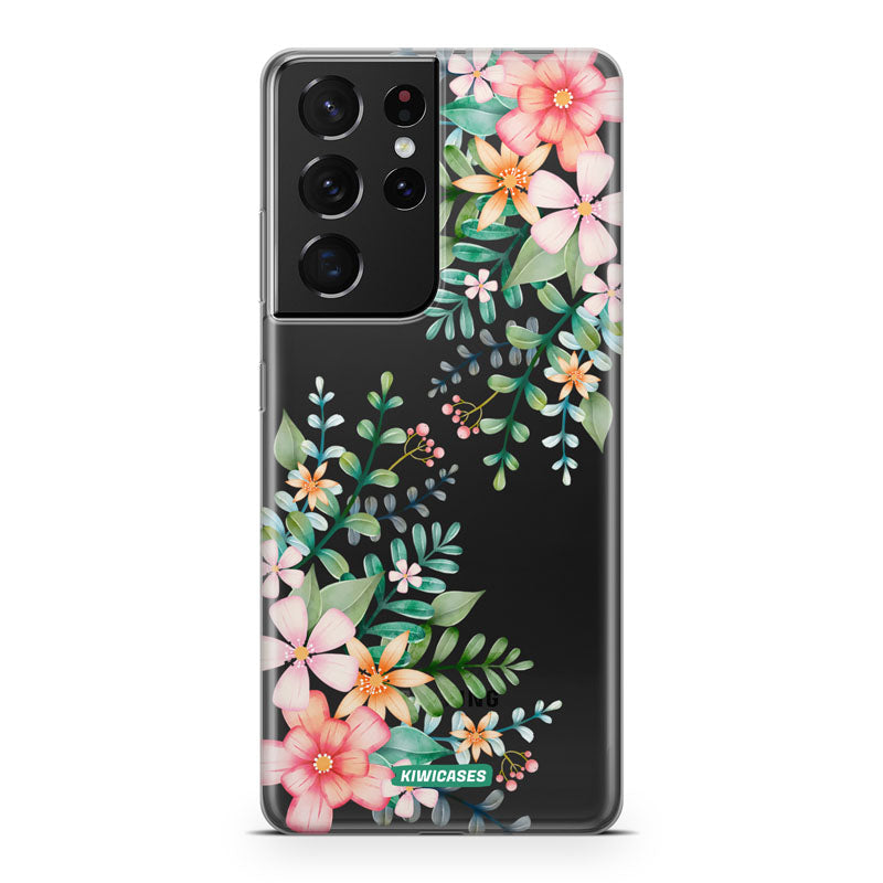 Spring Pink Florals - Galaxy S21 Ultra