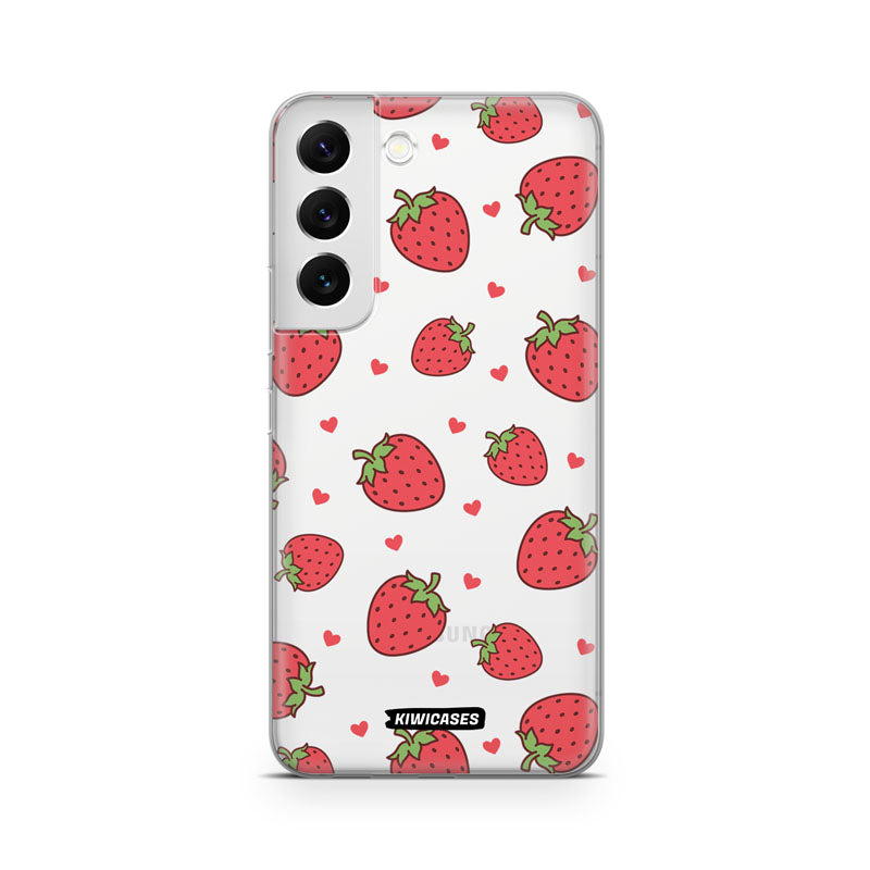 Strawberry Hearts - Galaxy S22