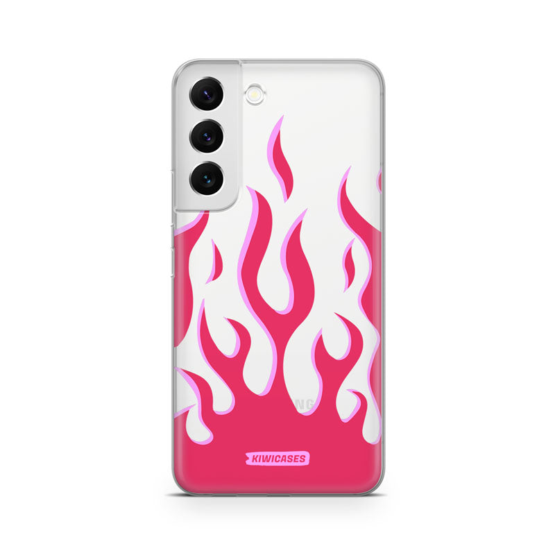 Pink Fire Flames - Galaxy S22