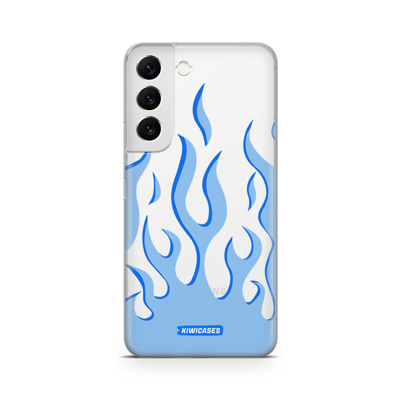 Blue Fire Flames - Galaxy S22
