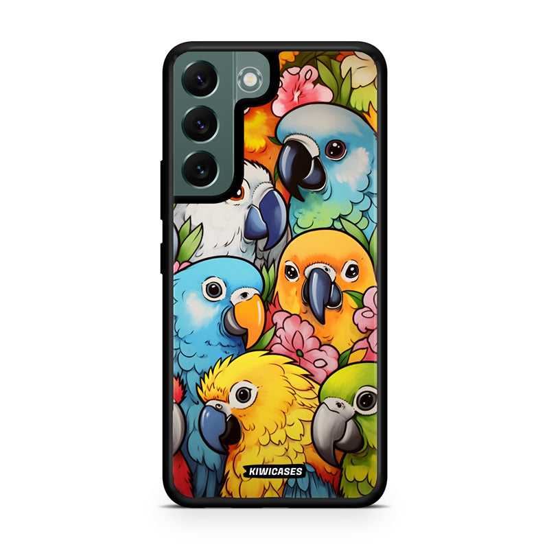 Cute Parrots - Galaxy S22 Plus