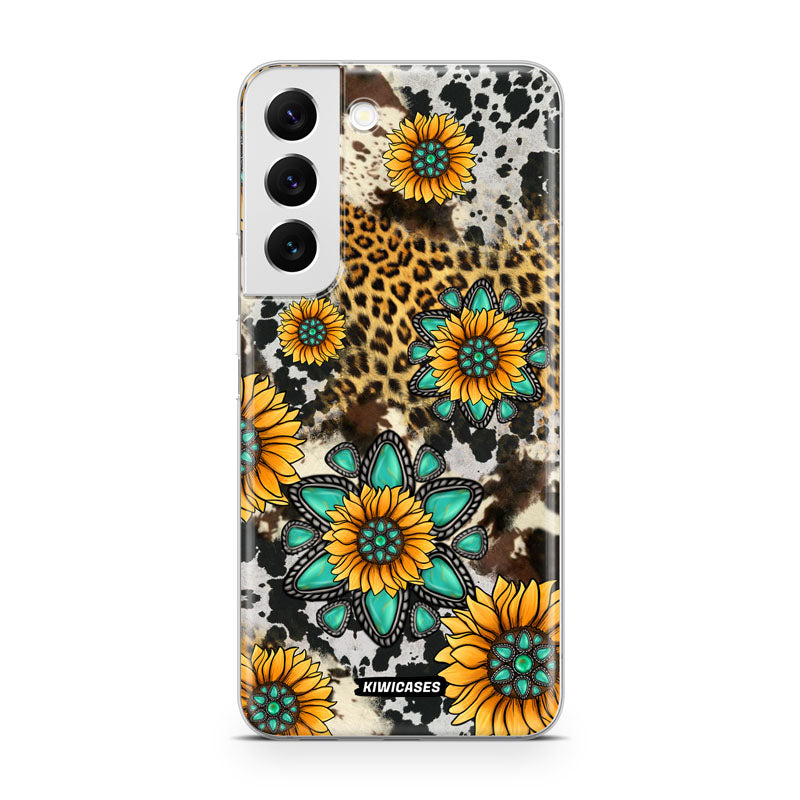 Gemstones and Sunflowers - Galaxy S22 Plus