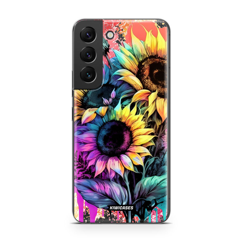 Neon Sunflowers - Galaxy S22 Plus