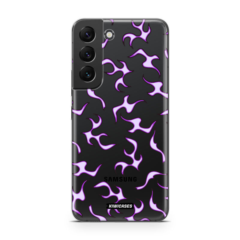 Purple Flames - Galaxy S22 Plus
