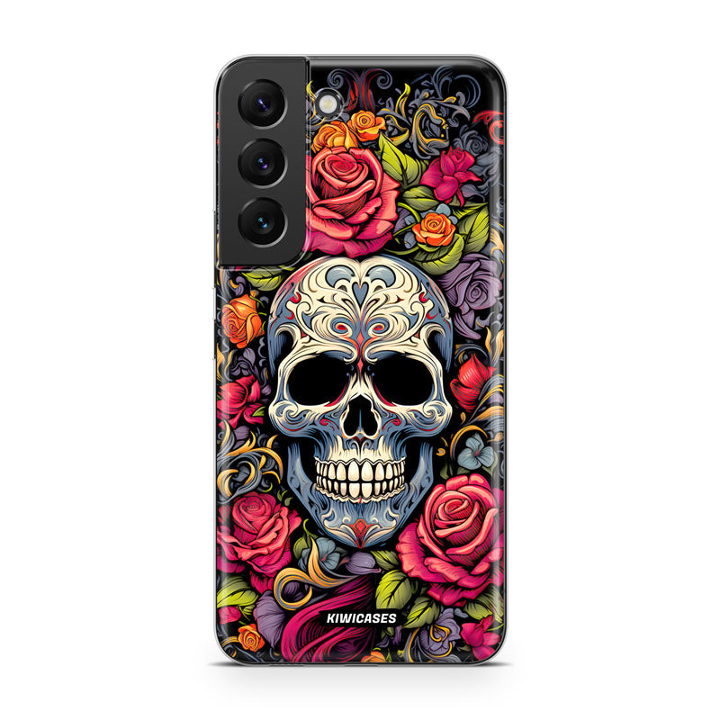 Floral Skull - Galaxy S22 Plus
