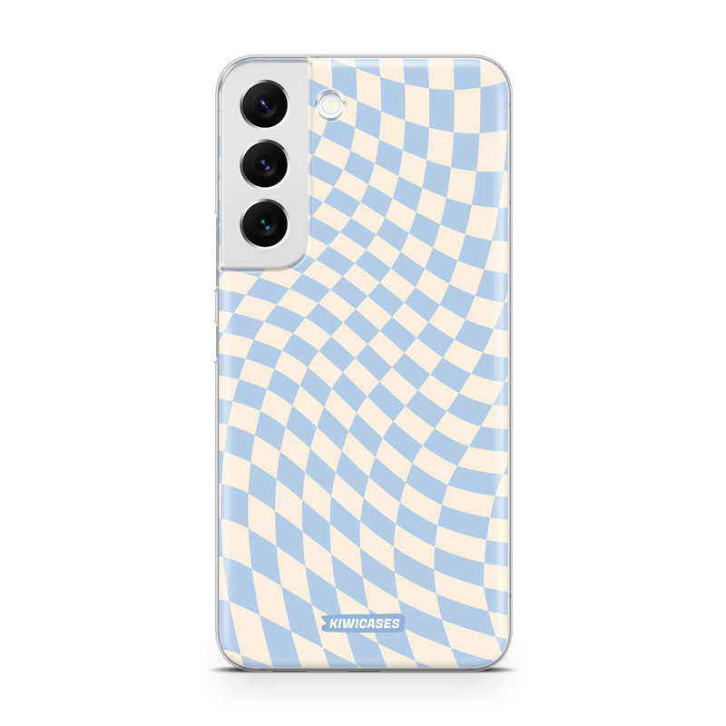 Blue Checkers - Galaxy S22 Plus
