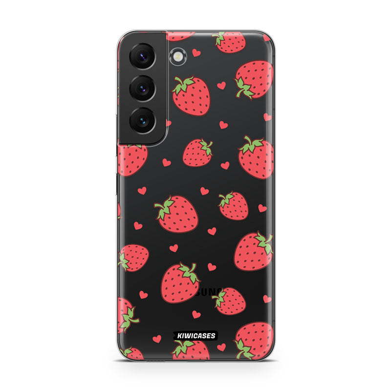 Strawberry Hearts - Galaxy S22 Plus