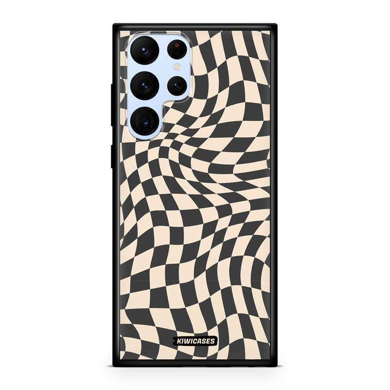 Wavey Checkered - Galaxy S22 Ultra