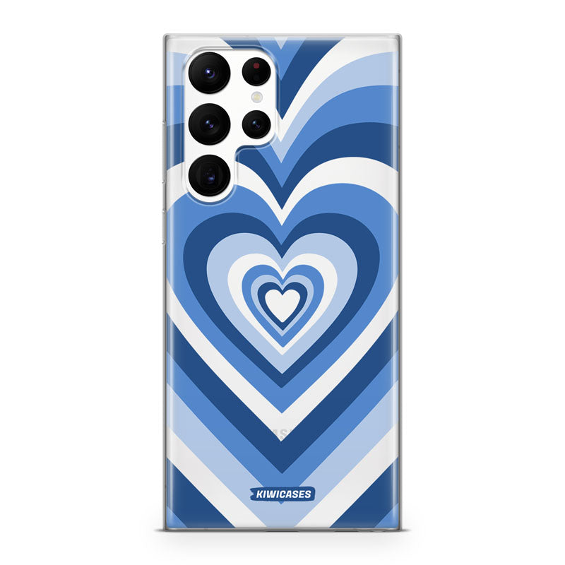 Blue Hearts - Galaxy S22 Ultra