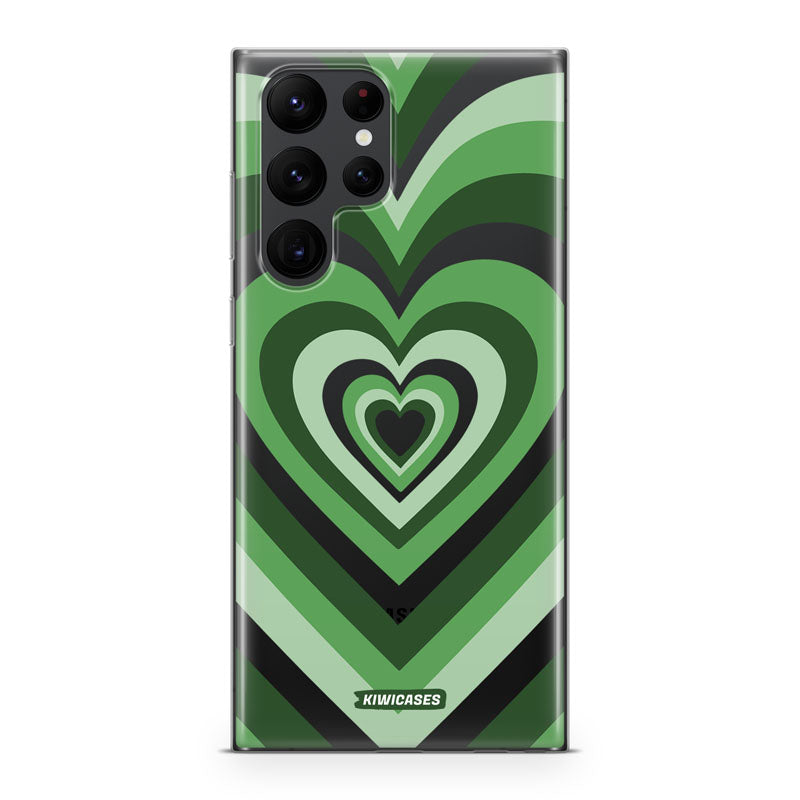 Green Hearts - Galaxy S22 Ultra