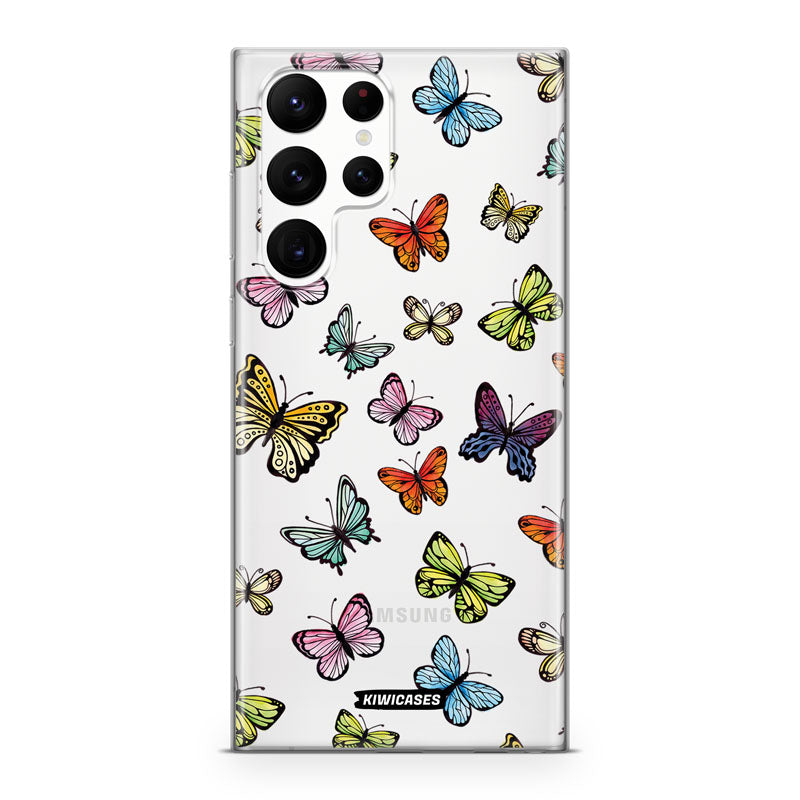 Colourful Butterflies - Galaxy S22 Ultra