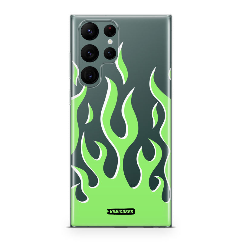 Green Fire - Galaxy S22 Ultra