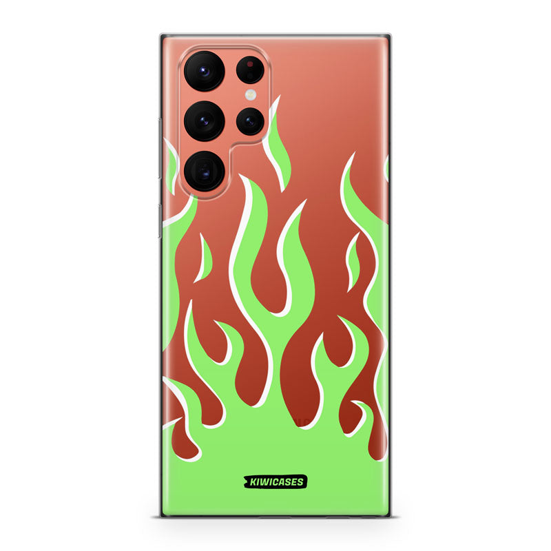 Green Fire - Galaxy S22 Ultra