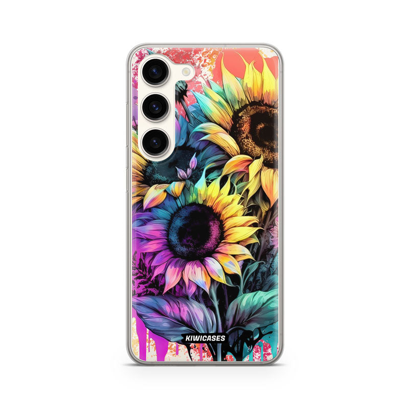 Neon Sunflowers - Galaxy S23