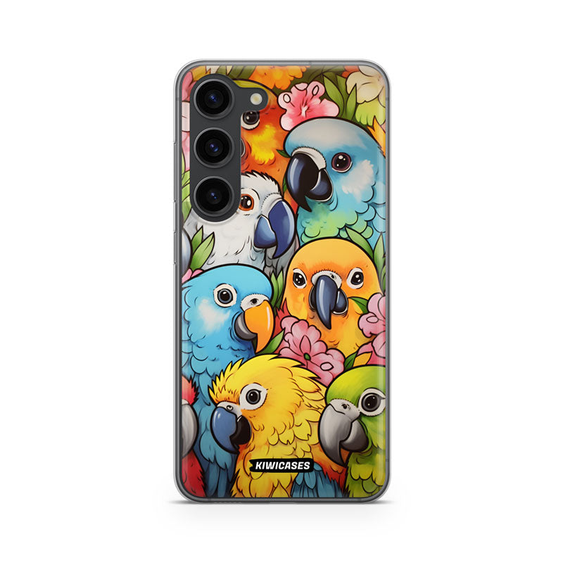 Cute Parrots - Galaxy S23